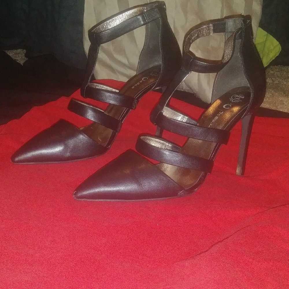 Jeffrey Campbell Pointy Toe Black Pumps Size 10